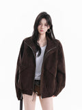 Zuocisankon Vintage Loose Jacket