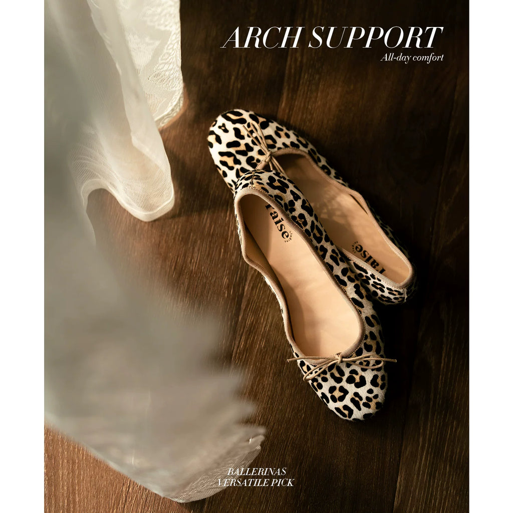 L'aise Flat-soled Leopard Print Soft-soled Shallow-mouth Single Shoes