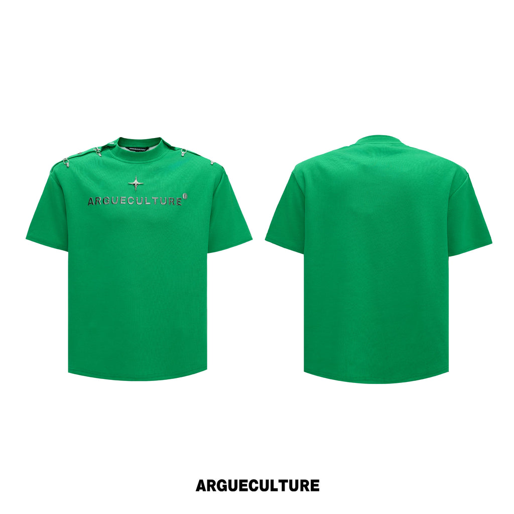 ArguECulturE Retro One-word Shoulder Loose Tee