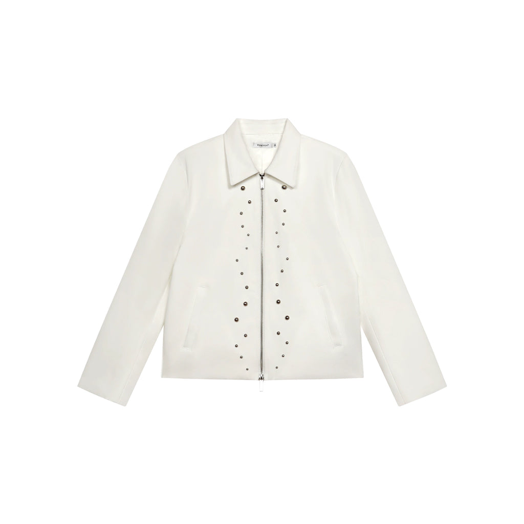 FUNKYFUN Irregular Semi-round Rivet Suit Jacket