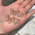 Beetle Nails Gradual Change Hand Pinch Ice Flower Pure Hand Wear Armor