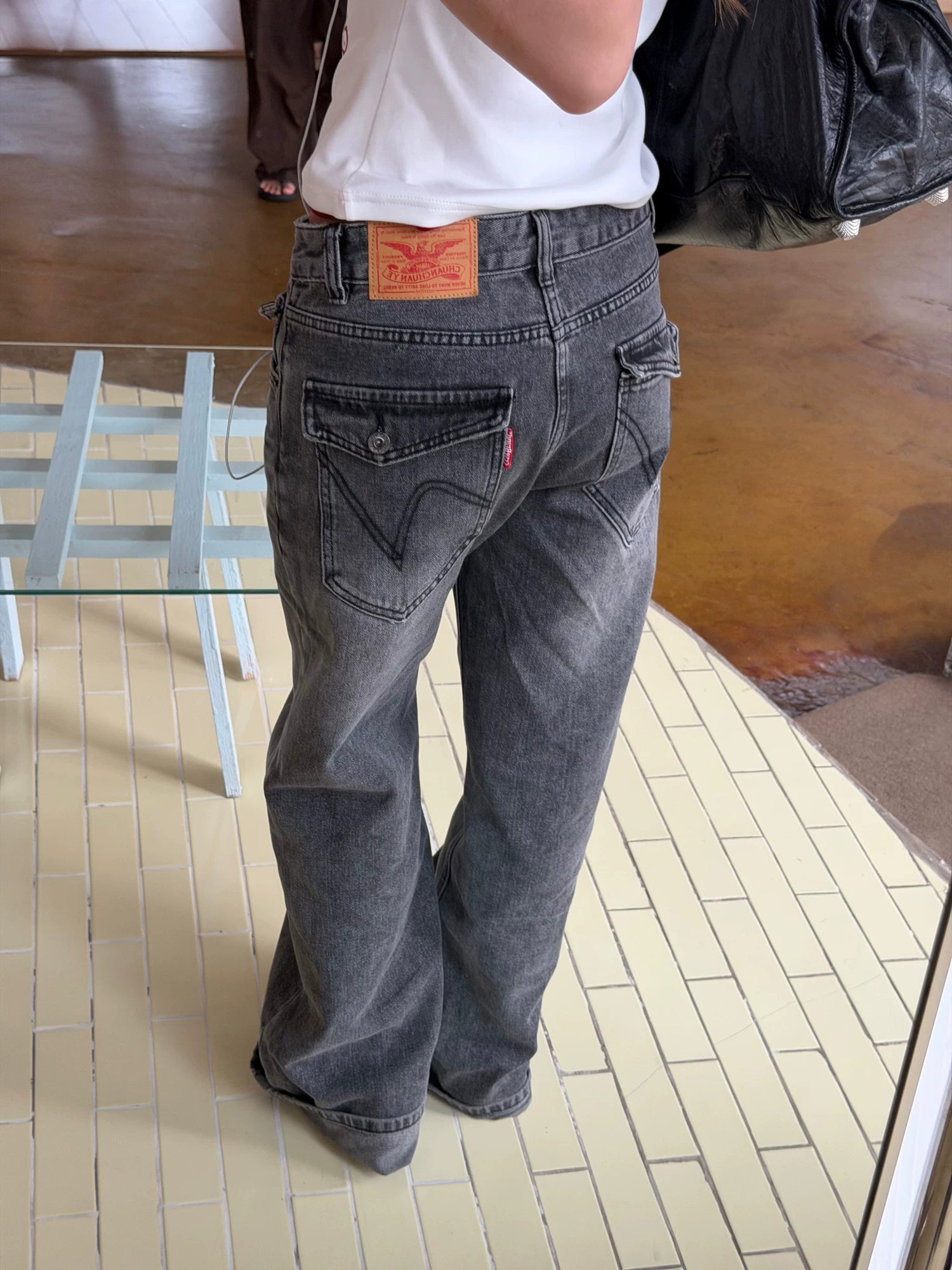 CCYE Straight Old Casual Jeans