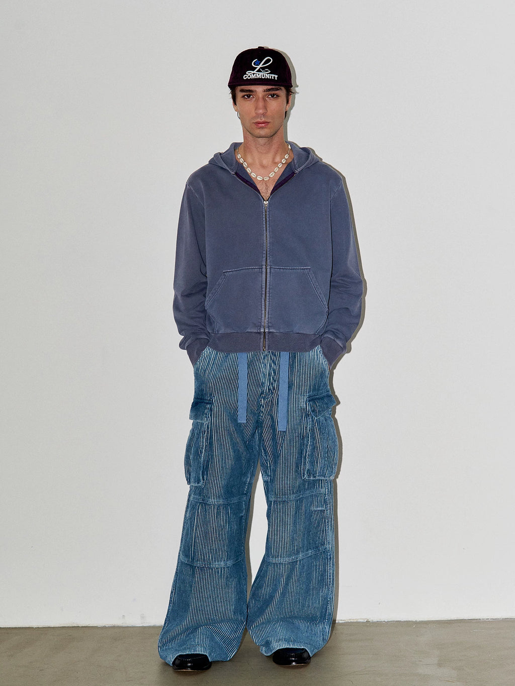 LIBERAFIT Ready-to-wear Dyed Hooded Zip Sweater