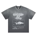 SUPER WAY Vintage Casual Crew Neck Tee