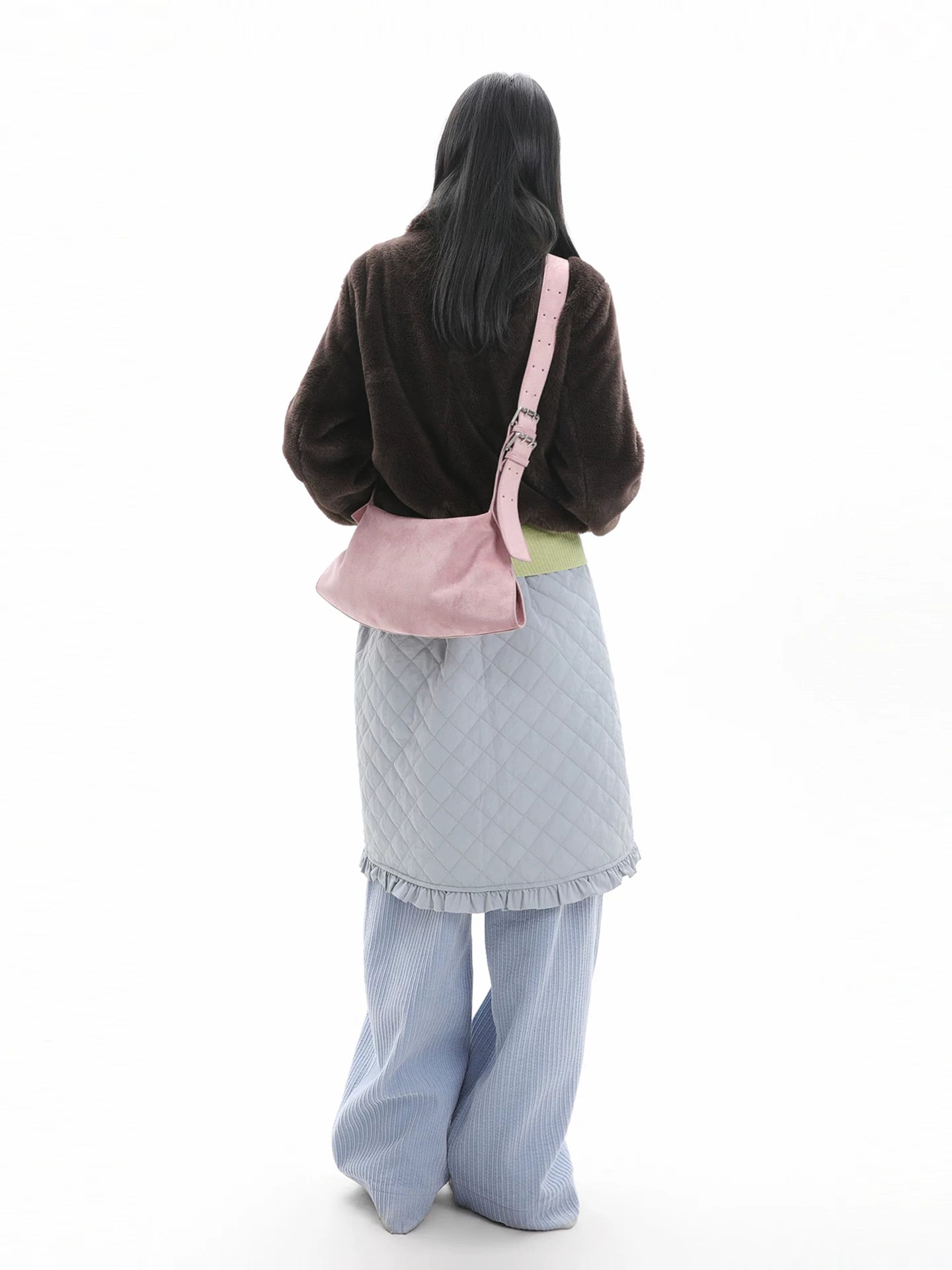 JANDRESS Asymmetrical Punched Crossbody Armpit Bag