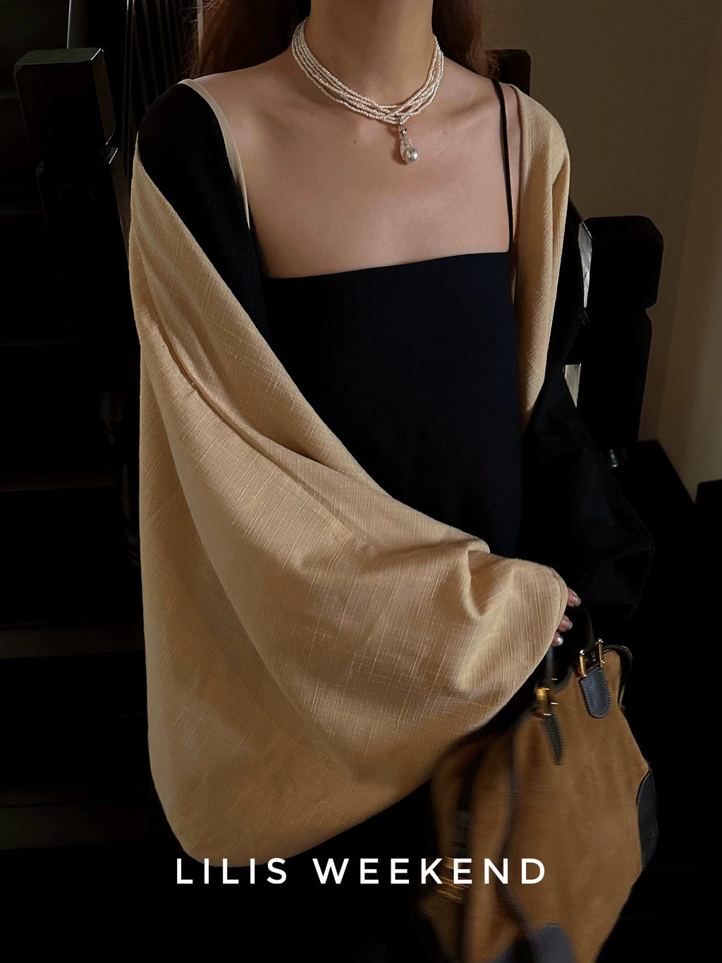 Lilis Weekend Multi-layer Natural Fine Pearl Necklace