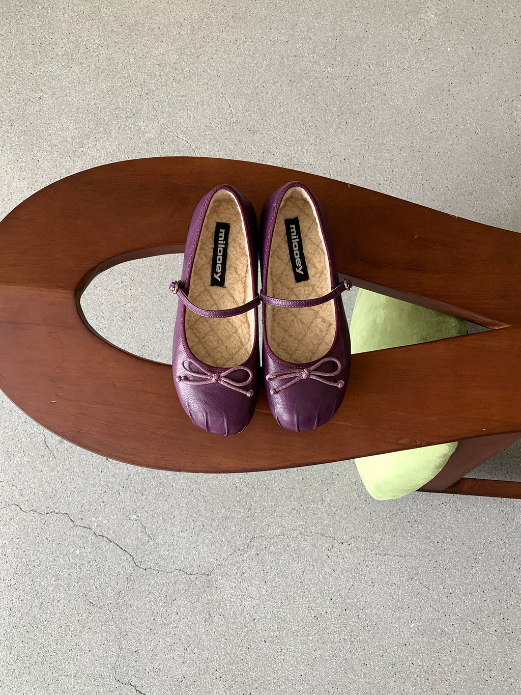 Milooey Small Fragrant Breeze Plush Inner Heightened Mary Jane Single Shoe