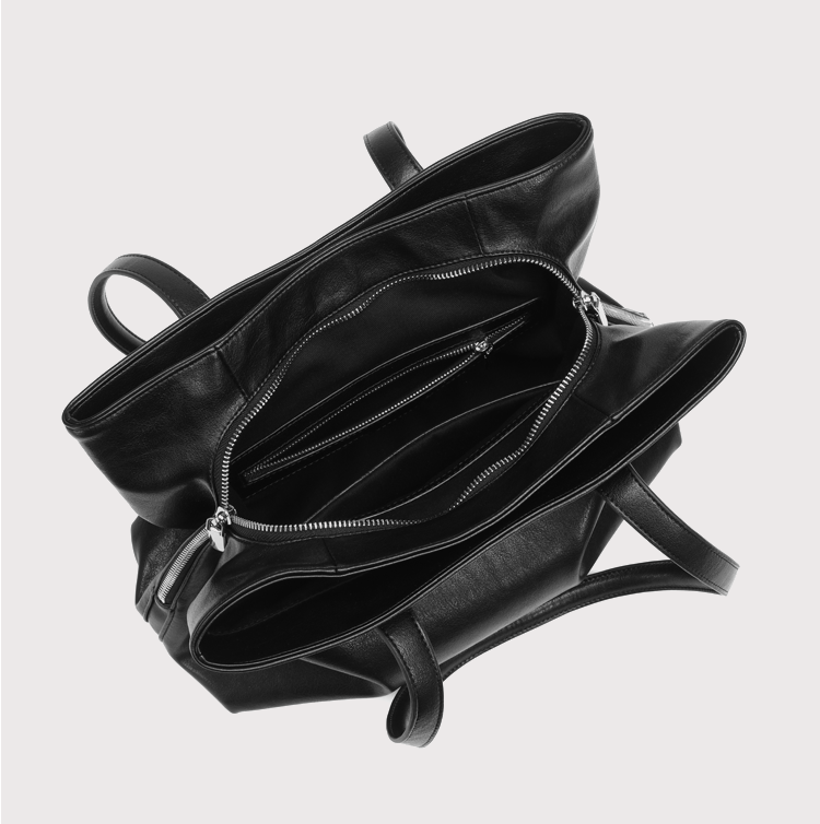 Msmountain Leather Niche Large Capacity Tote Bag