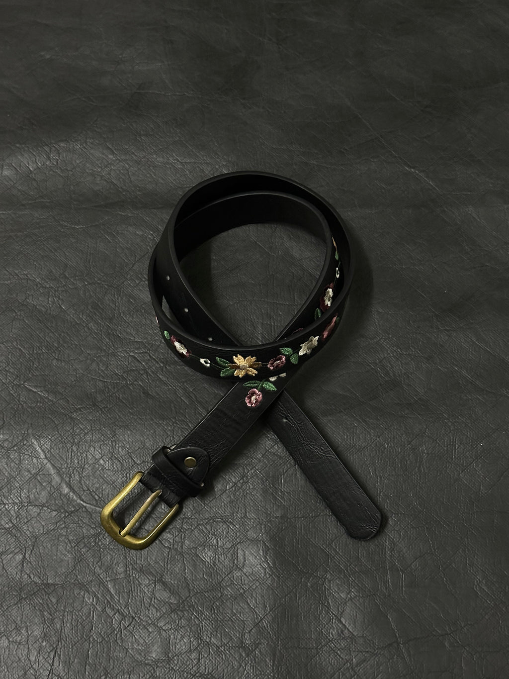 DPOL Embroidered Flower Cleanfit Medieval Belt