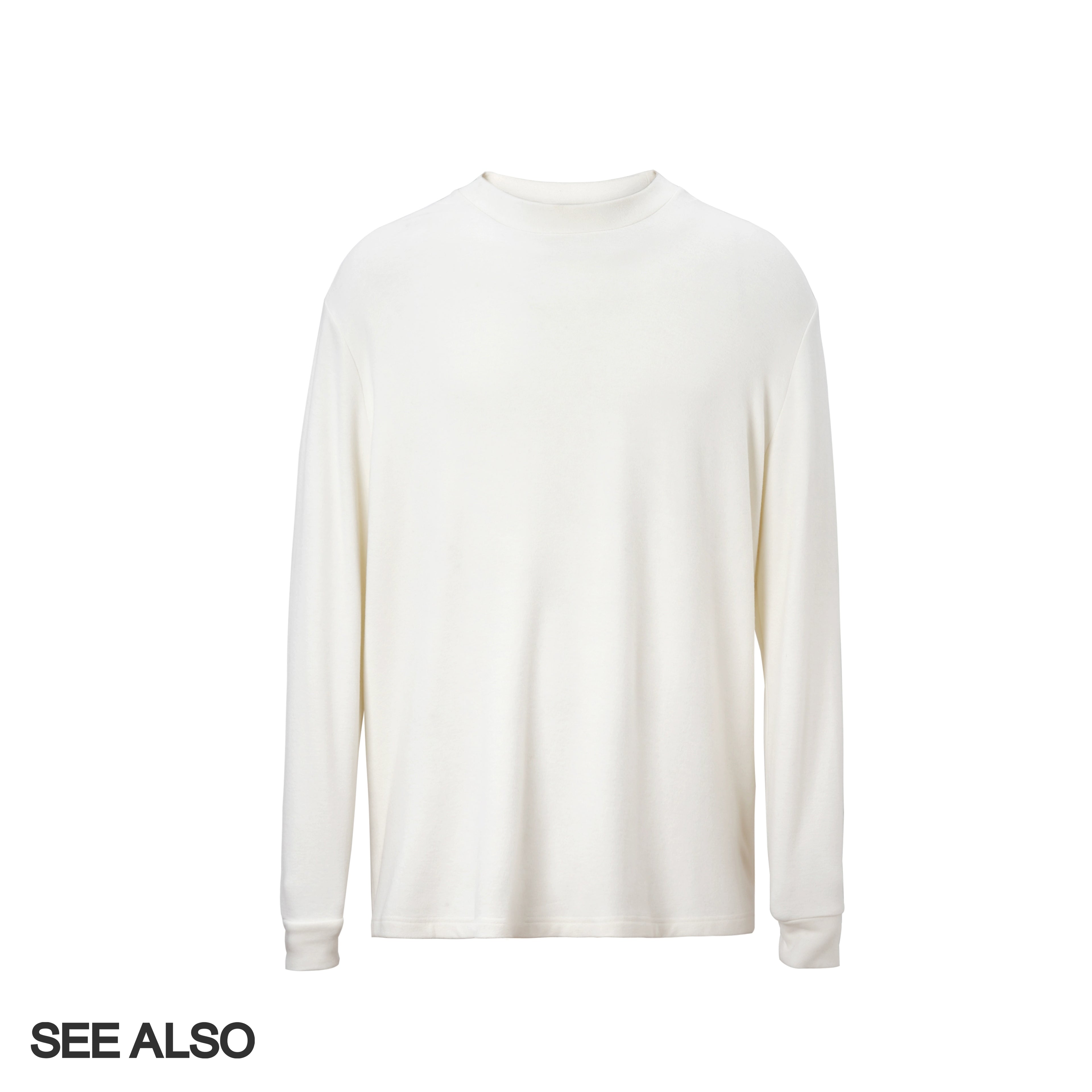 SEEALSO "row wind bulky velvet" 320g keel autumn and winter warm long-sleeved delicate soft bottoming shirt 007