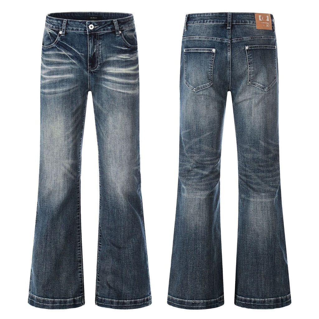 11KN 11 oz Indigo Whisker Flare Jeans