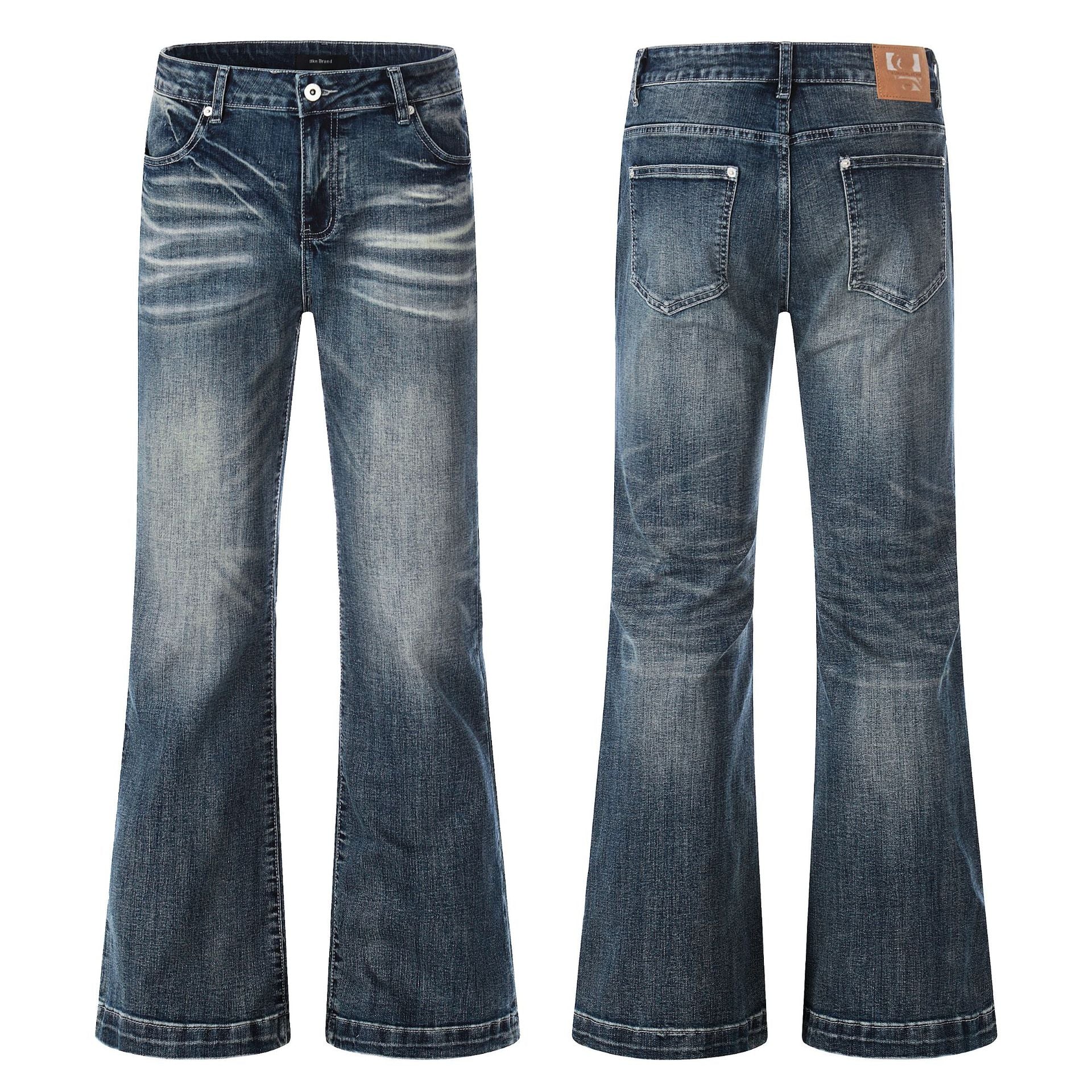 11KN 11 oz Indigo Whisker Flare Jeans