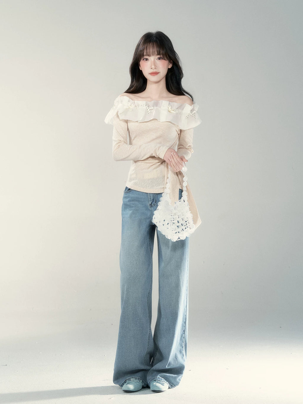 Wildberry Shoulder Casual Versatile Long Sleeve