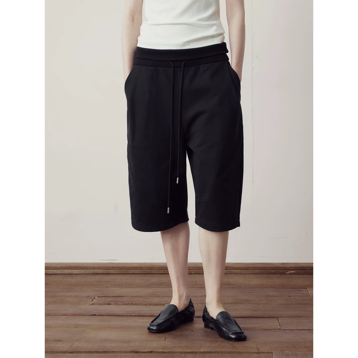 COLN Fold-waist Casual Sweatpants