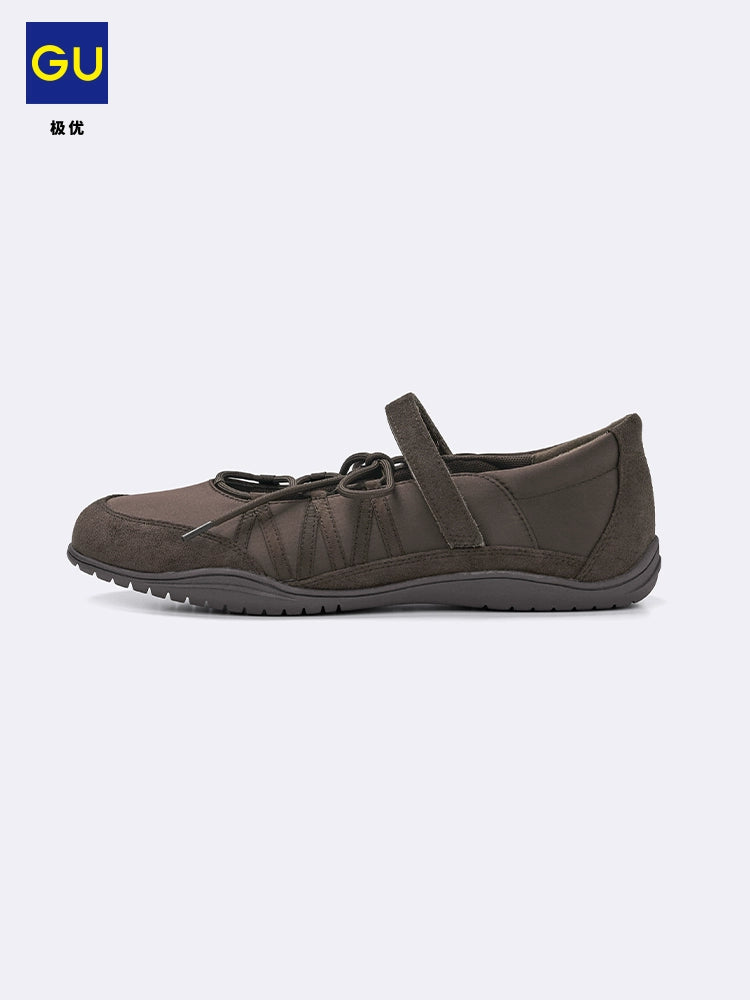 GU Strap-on Ballet Casual Shoes