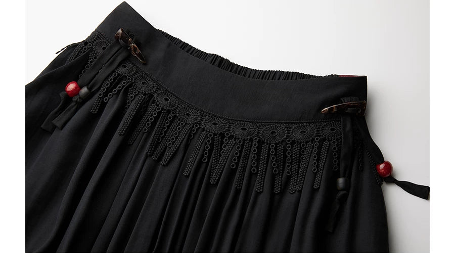 INDULGE Floating Rope Waist Skirt