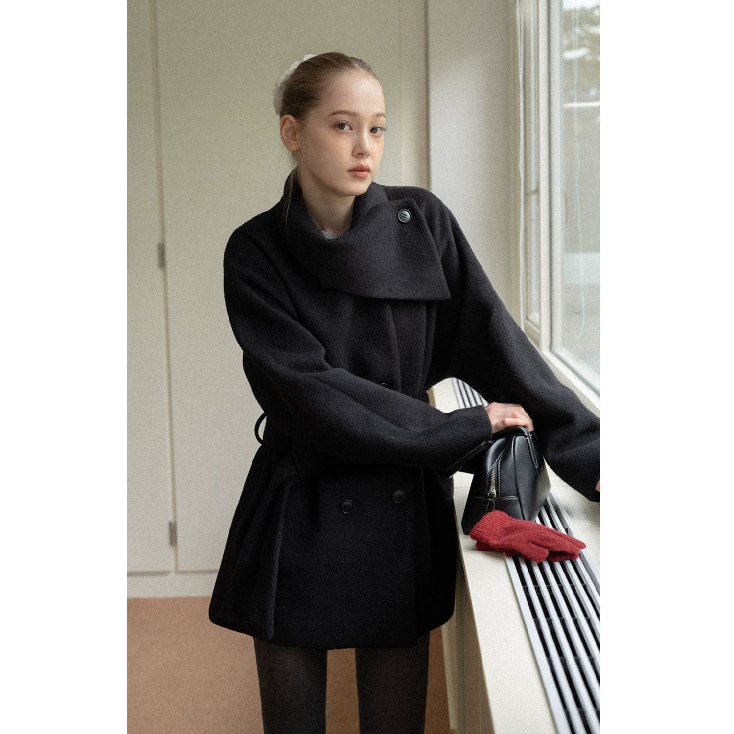 EGGKA Premium Double-breasted Tweed Jacket