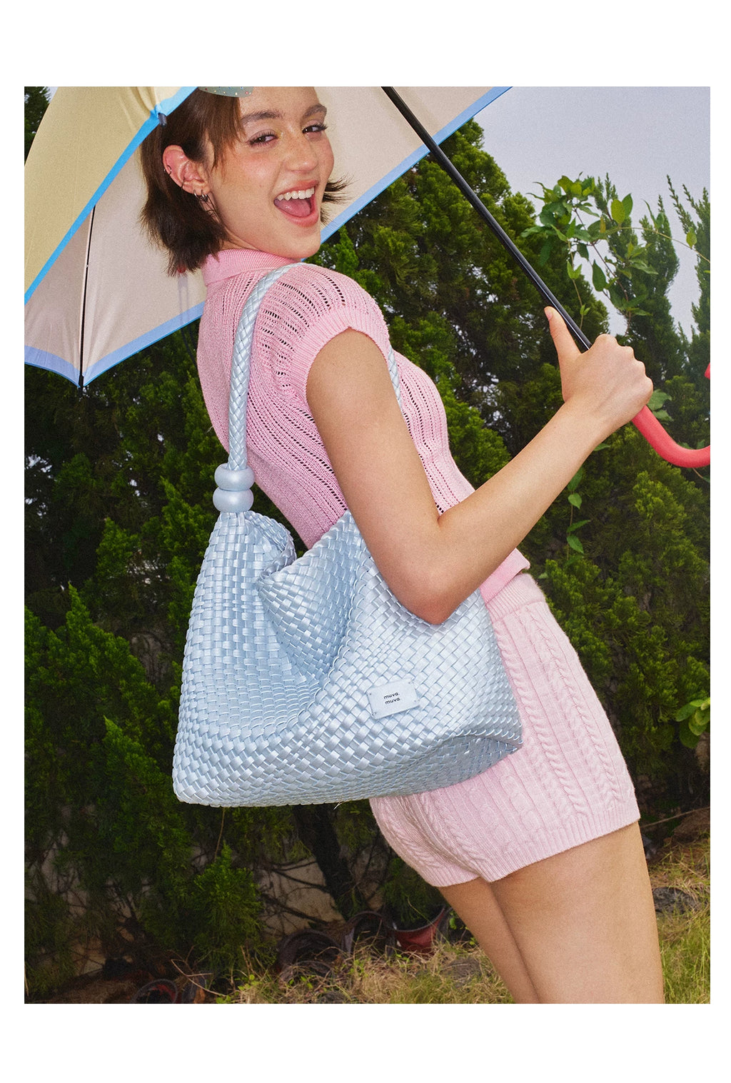 Muva Woven Large Capacity Shoulder Bag