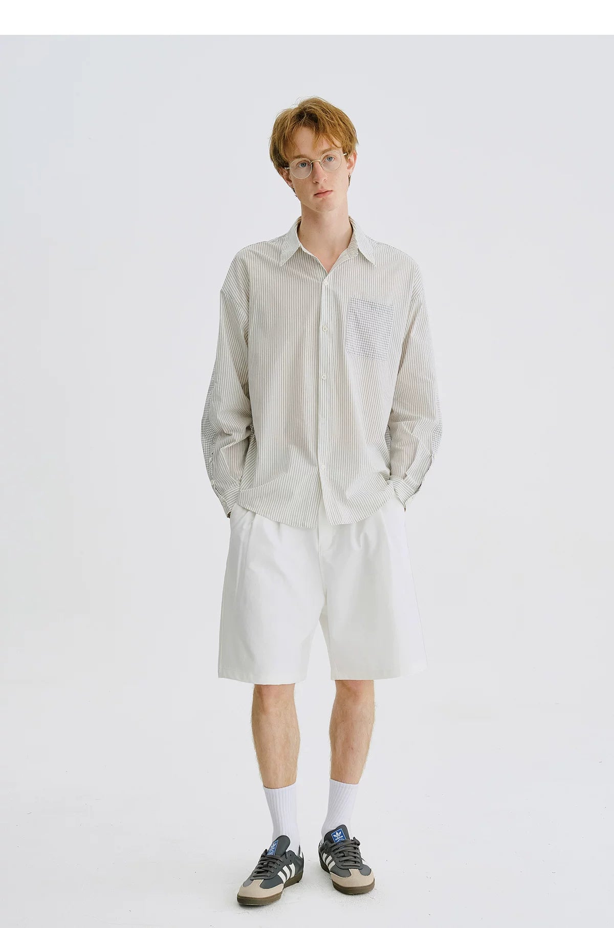 LIVINGTOWN Versatile Casual Simple Loose Shorts