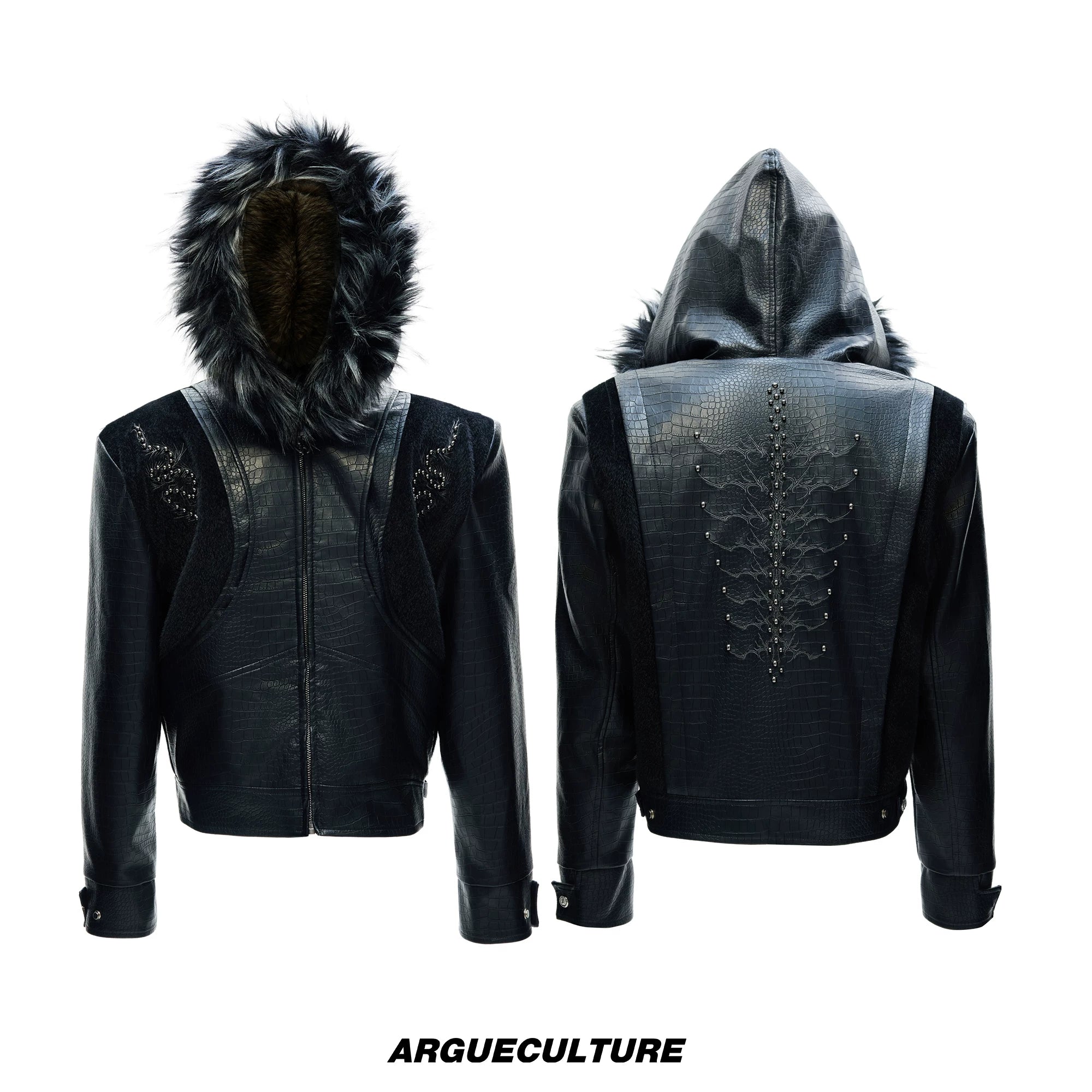 ArguECulturE Crocodile Hooded Padded Jacket