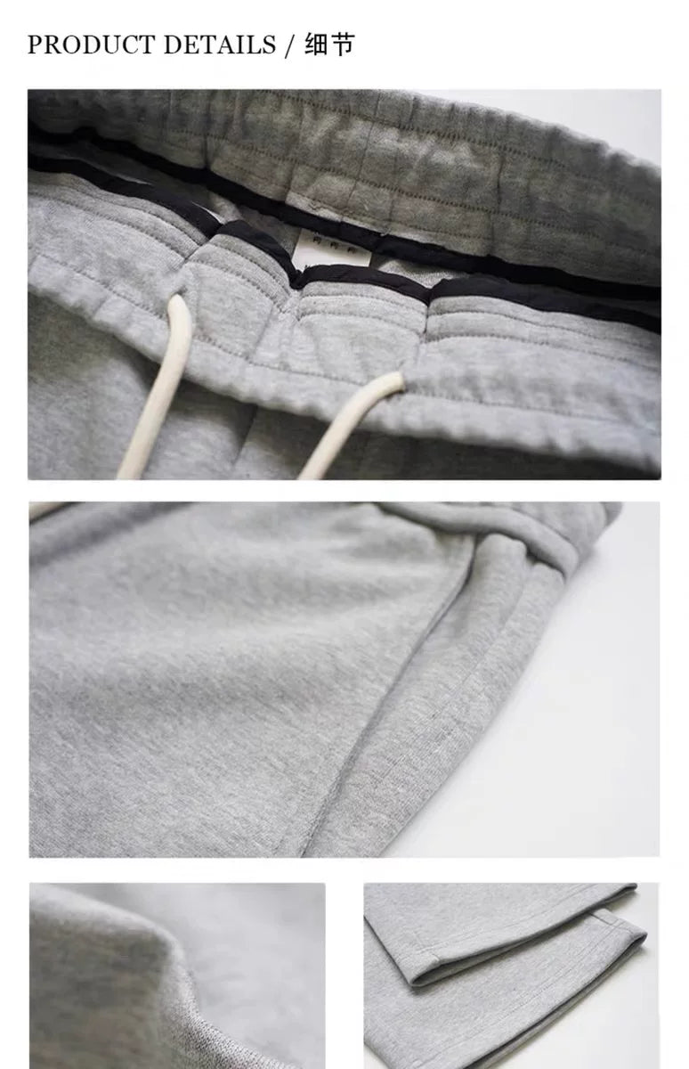 Blank: Map Casual Loose Drape Straight Sweatpants