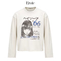 Erole Old Broken Edge Digital Printing Long Sleeve