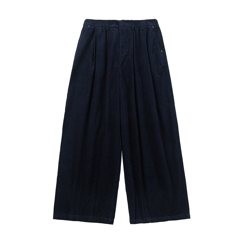 NOEARS Japanese Retro Corduroy Wide-leg Pants