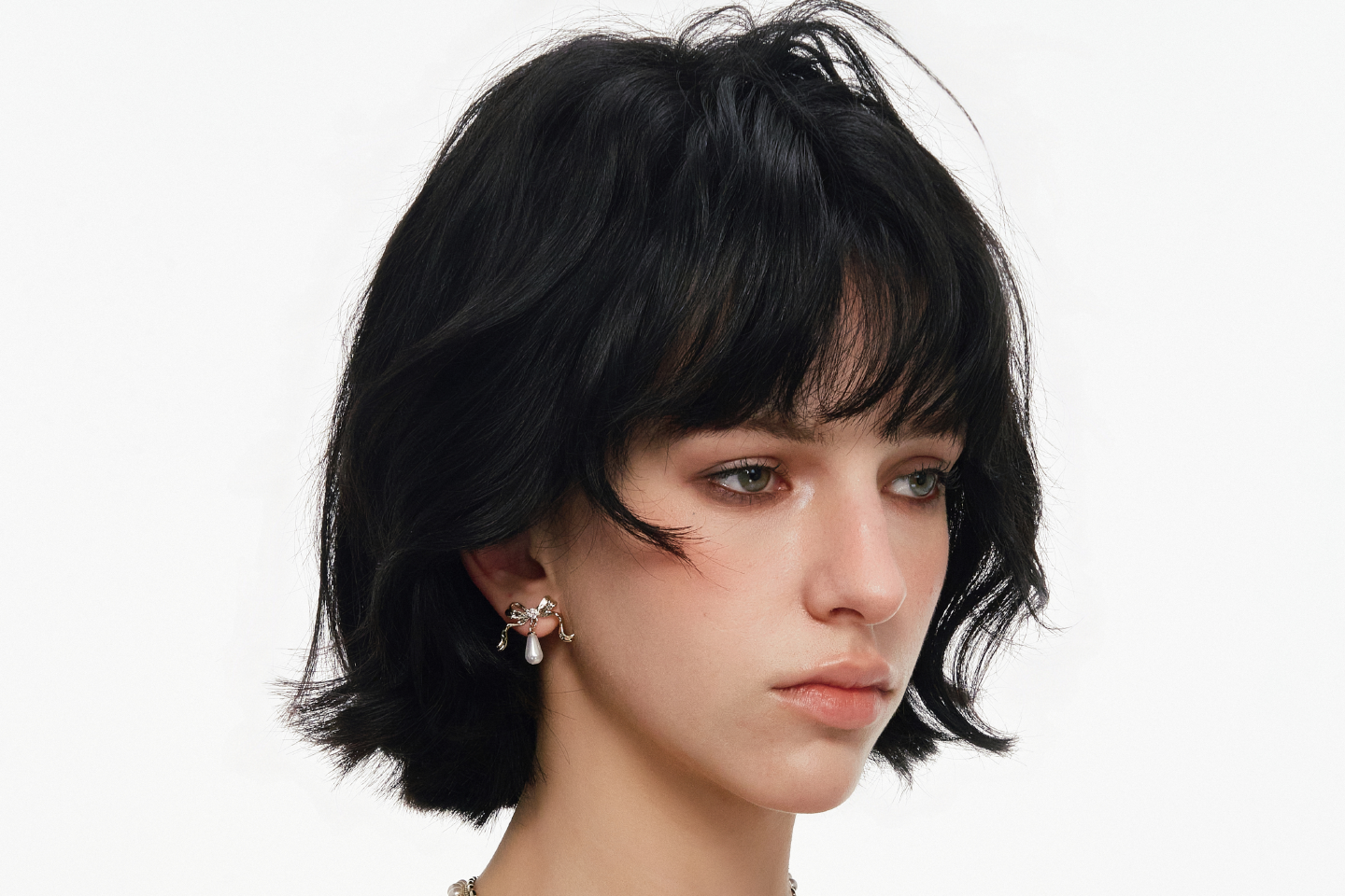 SUMIYAKI Exquisite Bow Pearl Earrings