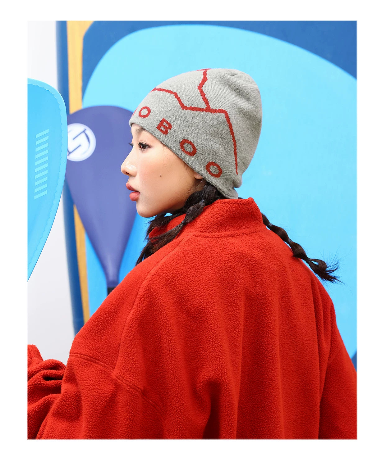 THE HOBOO Casual Outdoor Mountaineering Knitted Hat