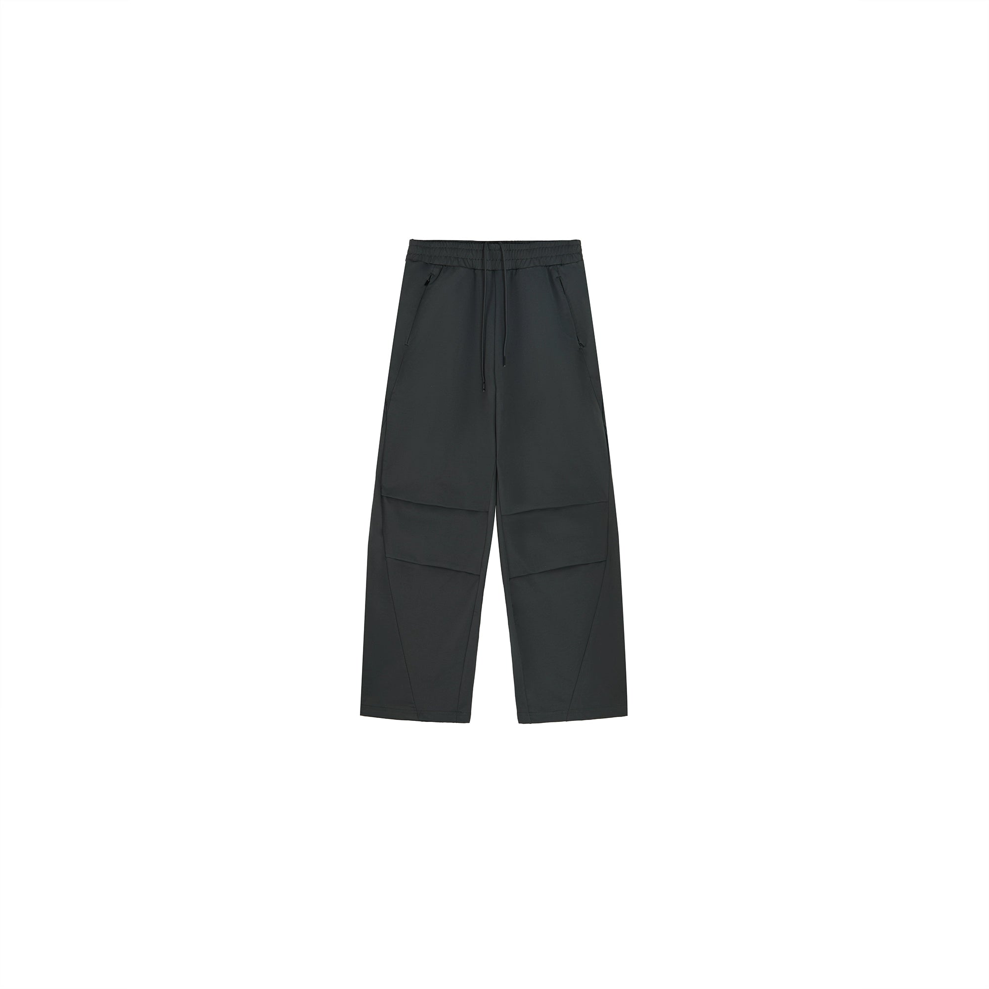 PLUS NO LOGO Loose Straight Pleated Deconstruction Trousers