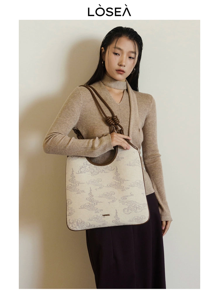 LOSEA New Chinese Large Capacity Tote Bag
