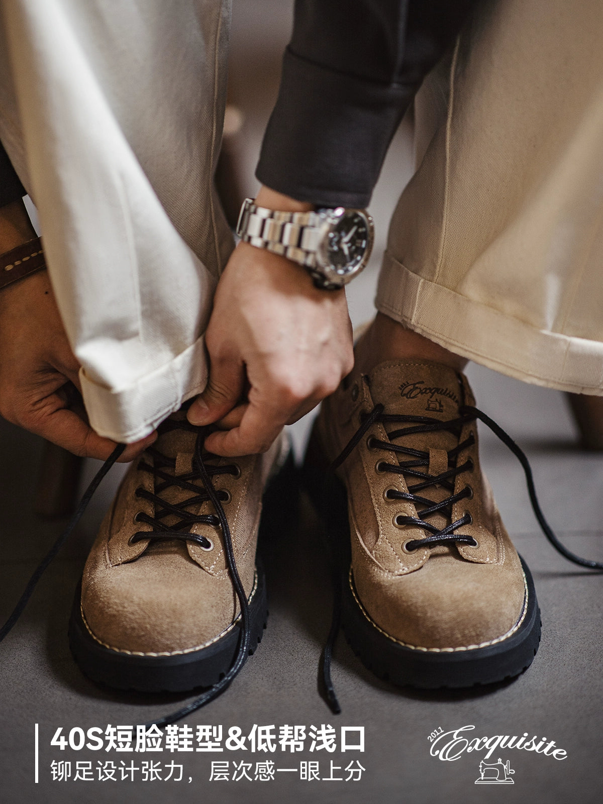 Madden Platform Low-top Round Head Casual Leather Shoes