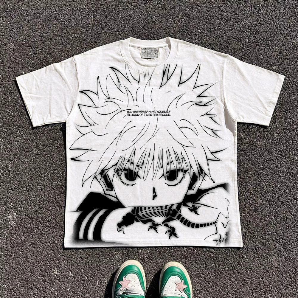 Wang Youbing Studio! Killua 260g 100% Cotton Tee