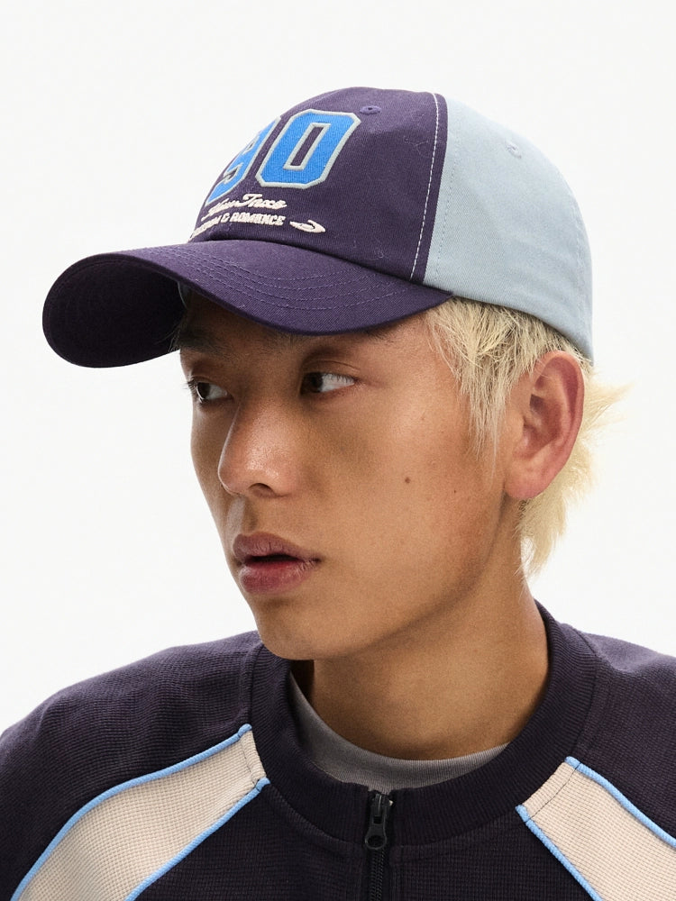 NewJNXS Contrasting Color Digital Logo Baseball Cap