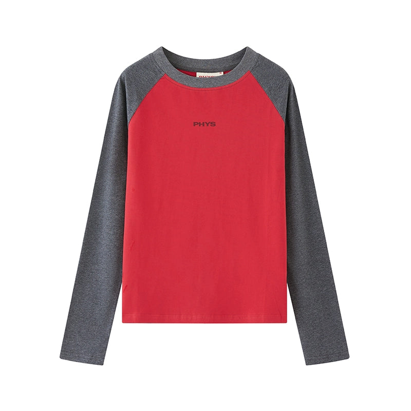 PHYS Color Matching Shoulder Slim Long Sleeve