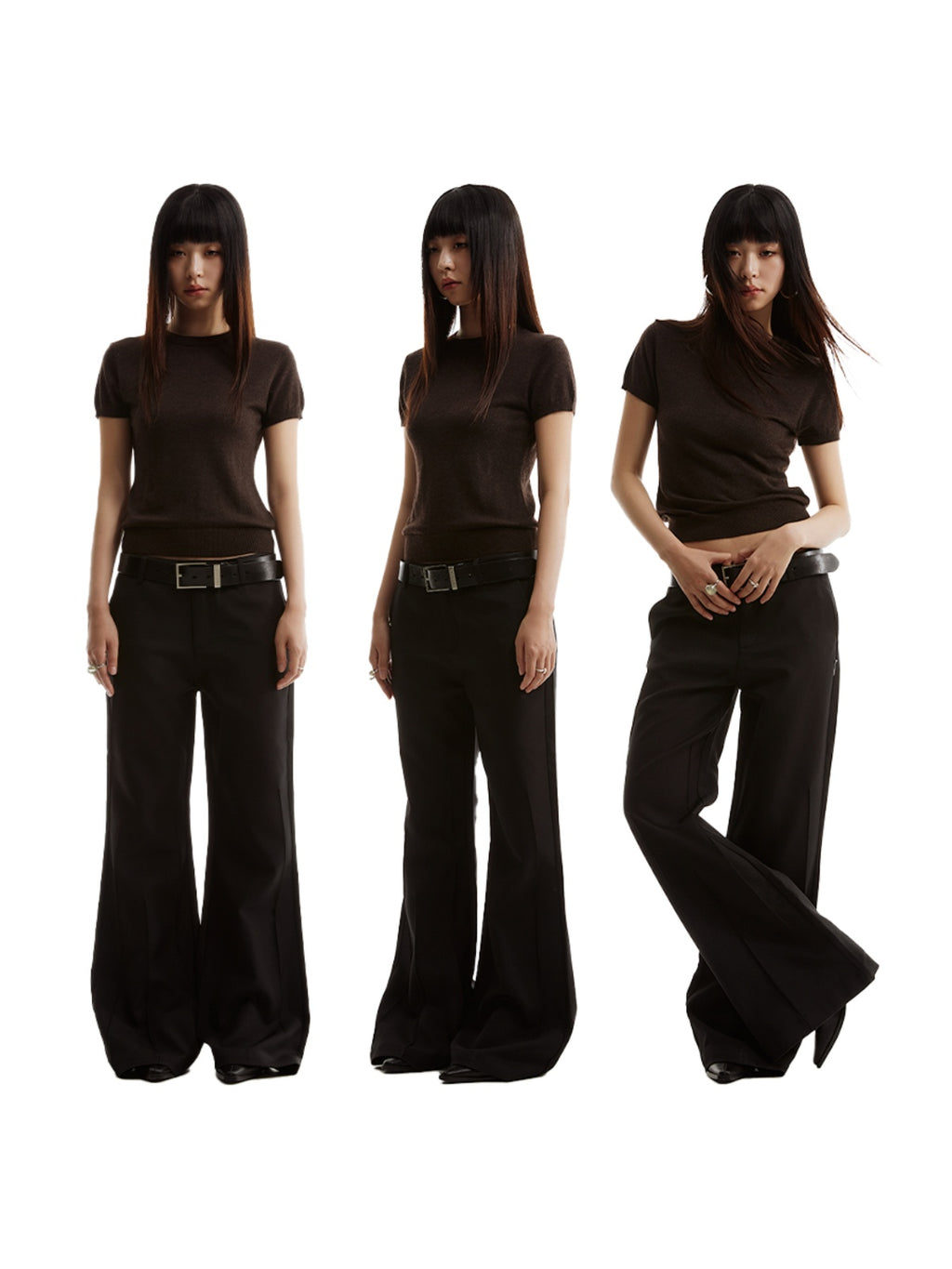 FUNKYFUN Thin Wool Knitted Tee