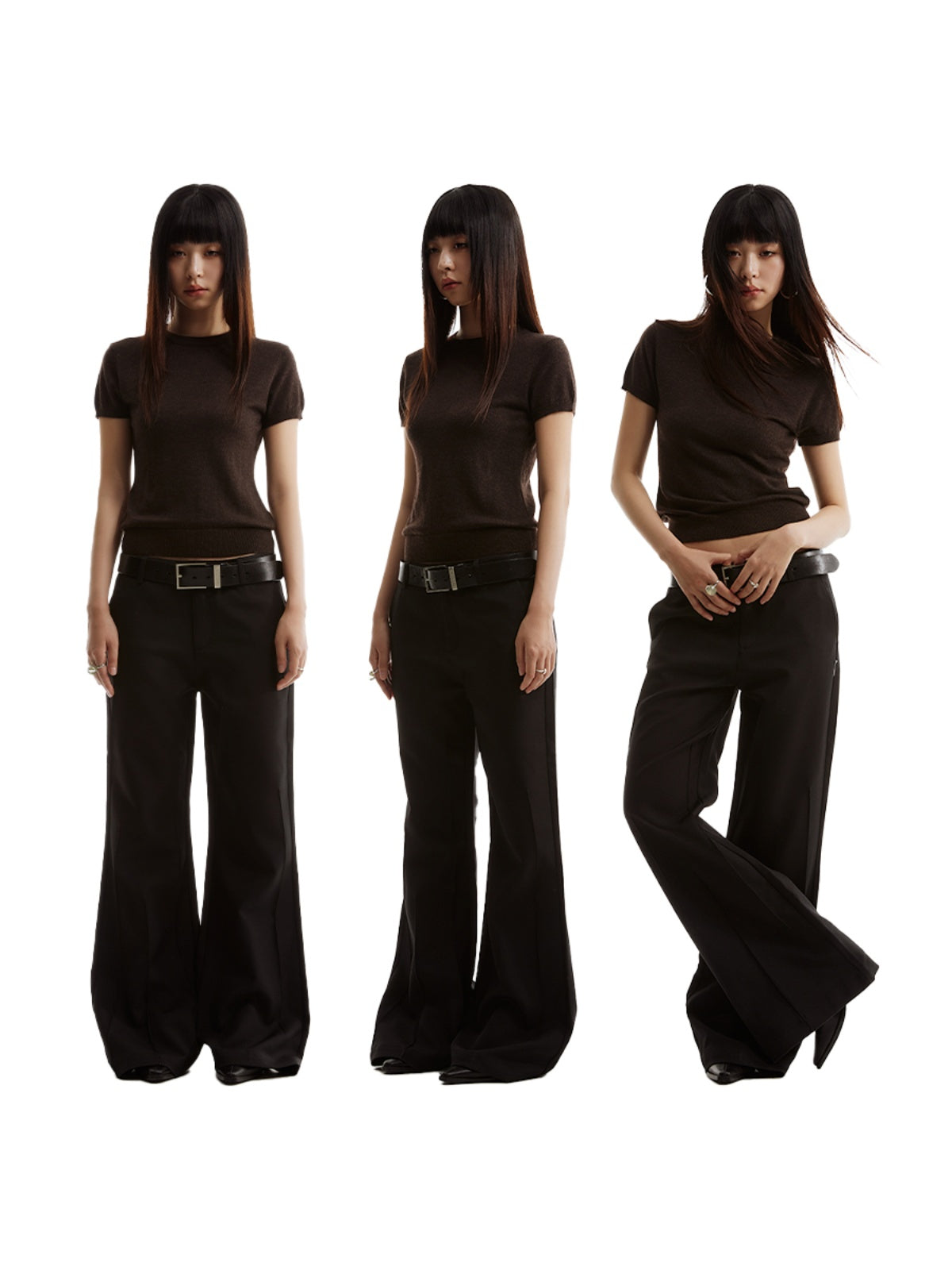FUNKYFUN Thin Wool Knitted Tee