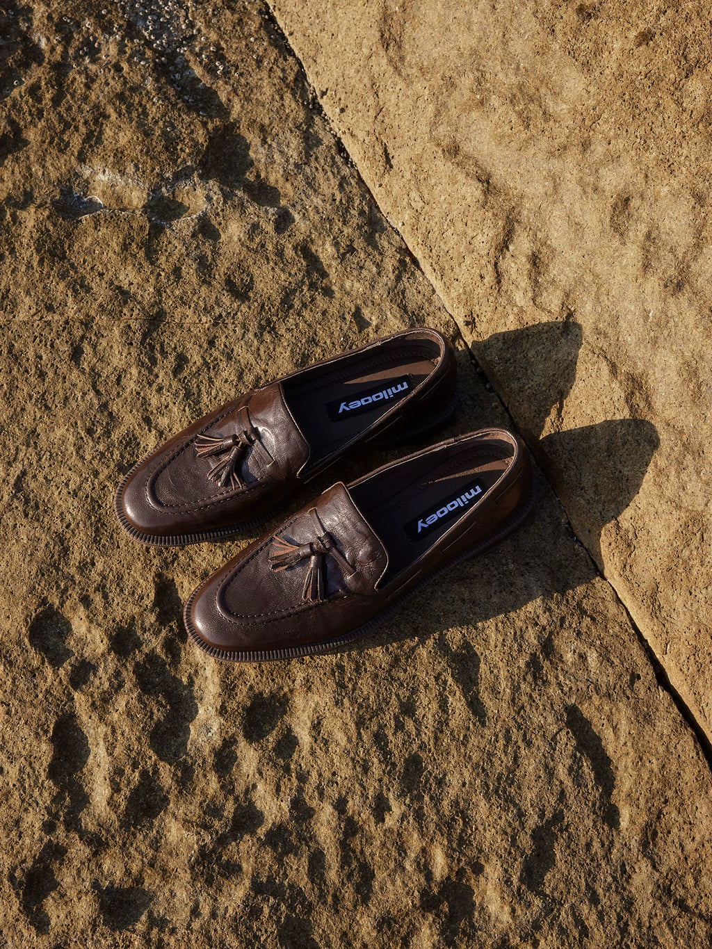 Milooey Leather Suede Fringed Loafers
