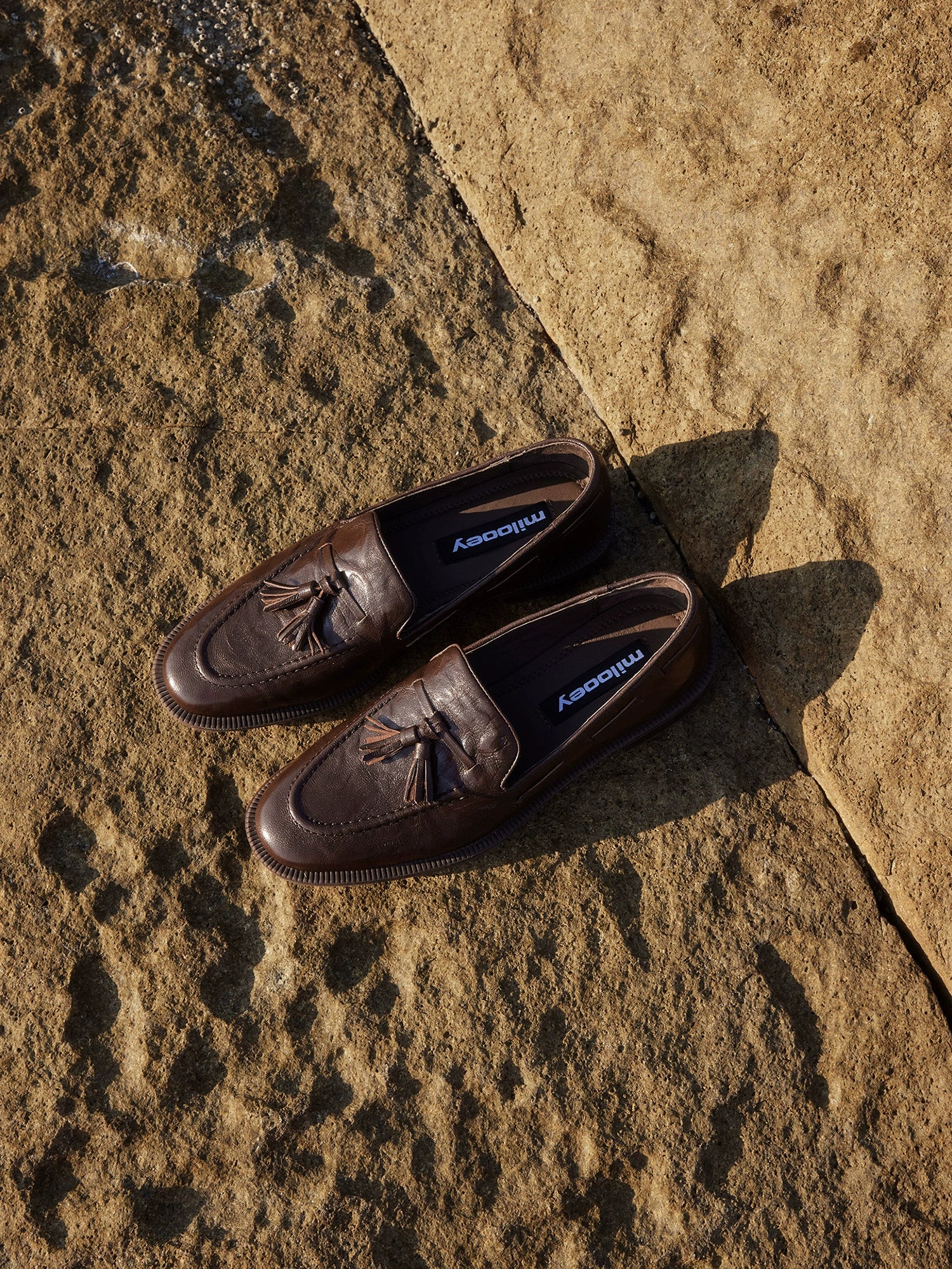 Milooey Leather Suede Fringed Loafers