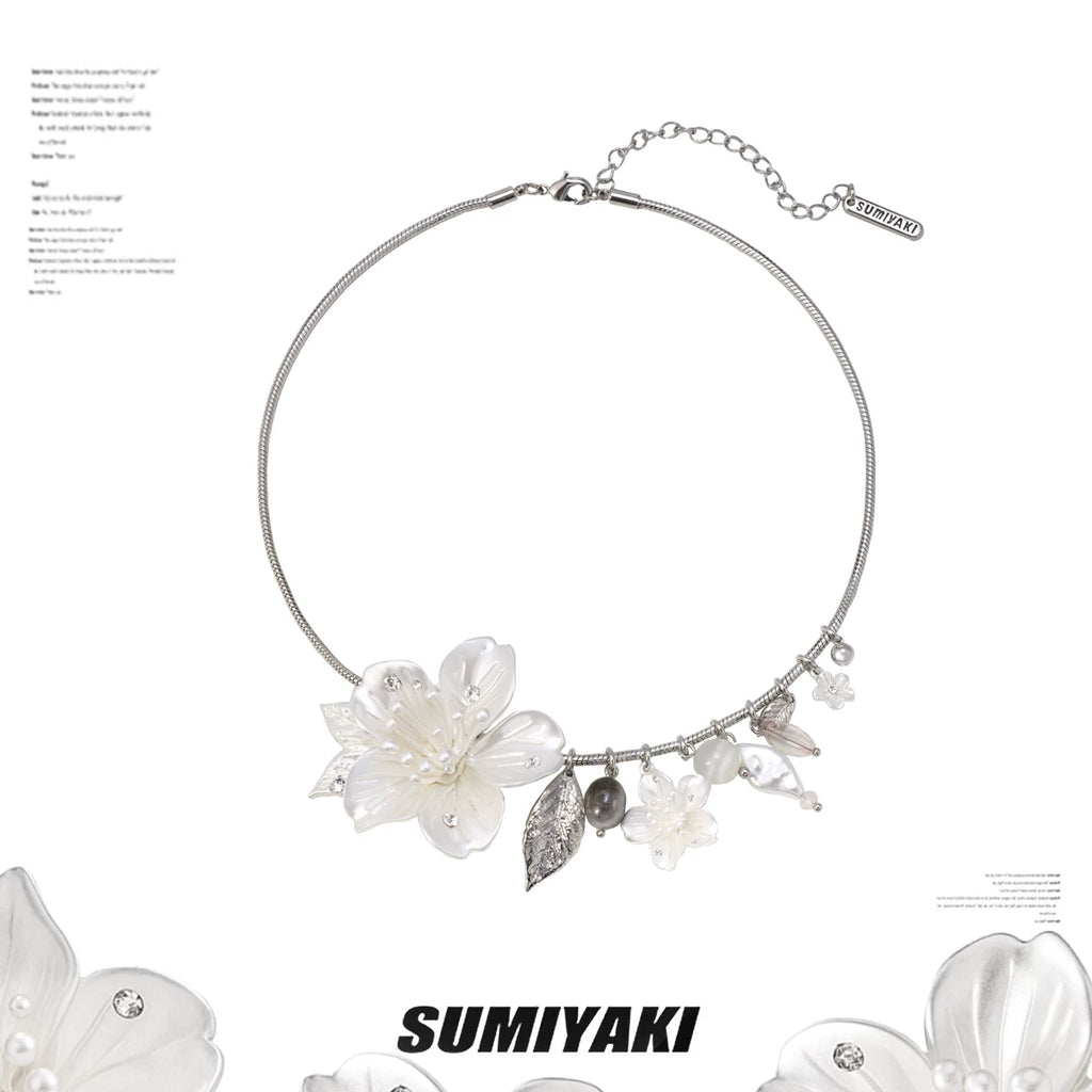 SUMIYAKI Sakura Tassel Collar