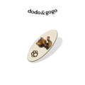 DODOGOGO Cute Cat Paw Cat Oval Hairpin