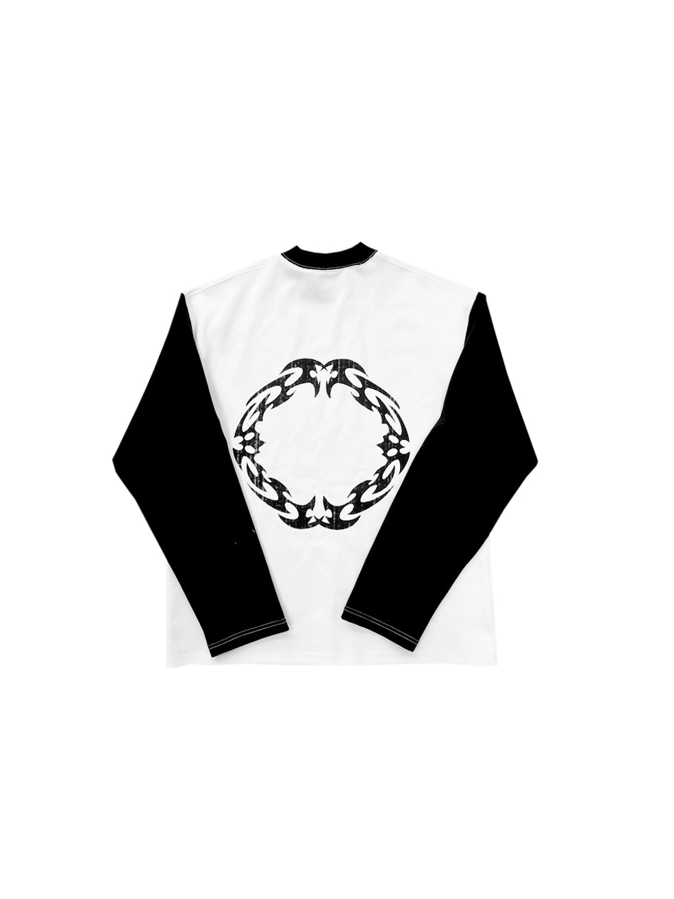 CHAI Embroidery Print Casual American Loose Print Sweater