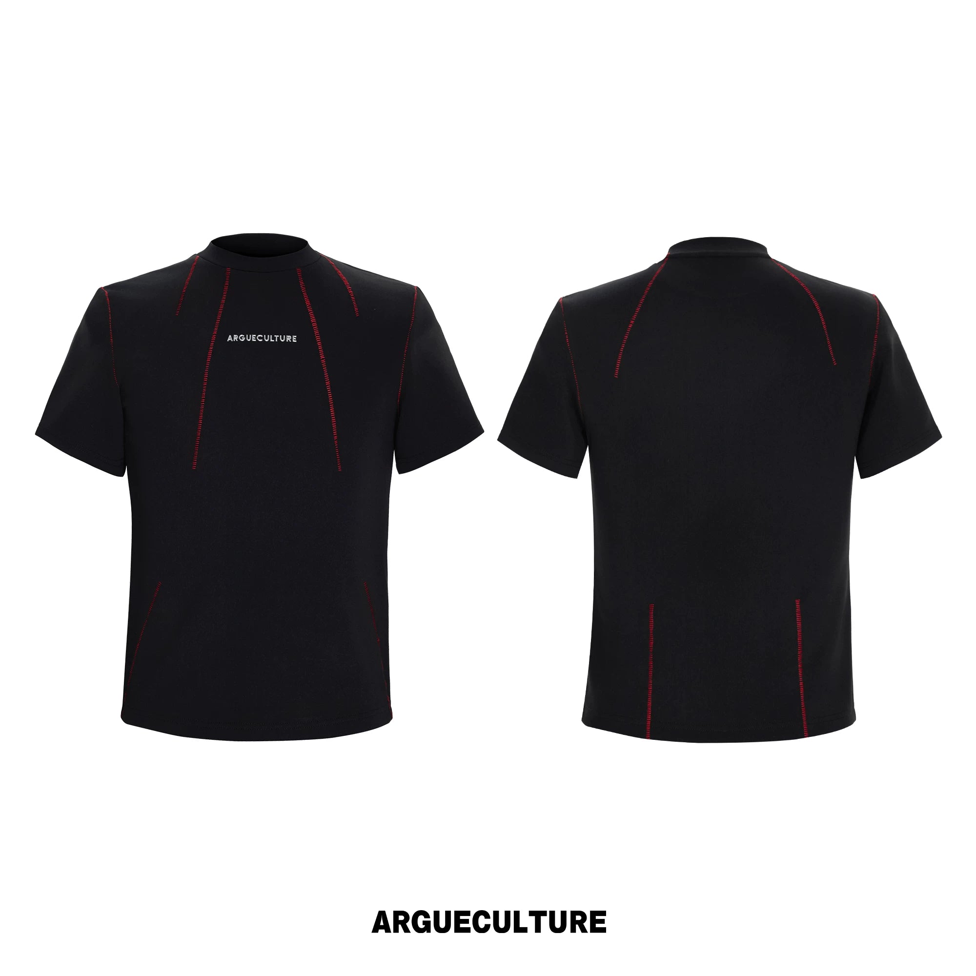 ArguECulturE Front Shoulder Slim Fit Contrasting Tee