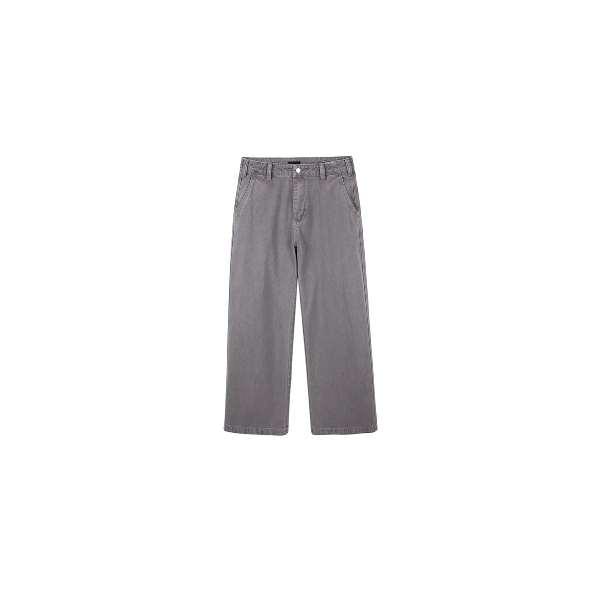 PLUS NO LOGO Washed and Old Loose Straight-leg Pants