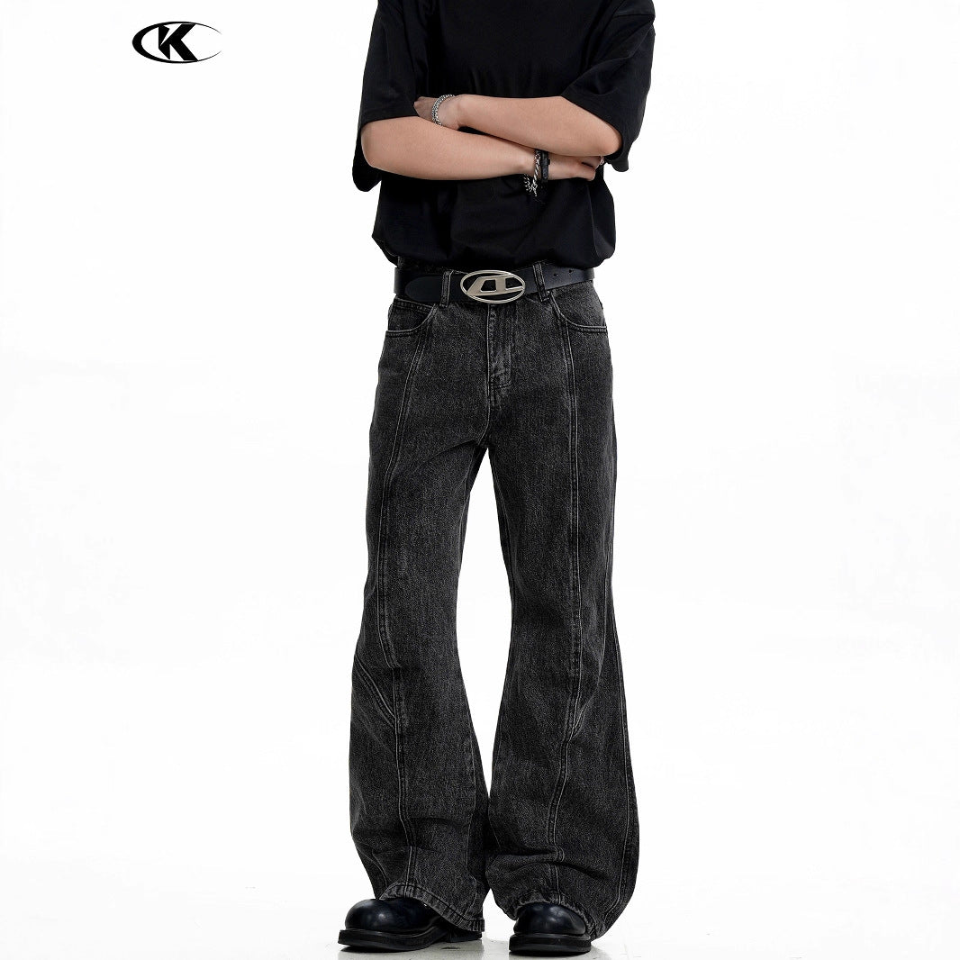 11KN Vintage Micro Straight Loose Jeans