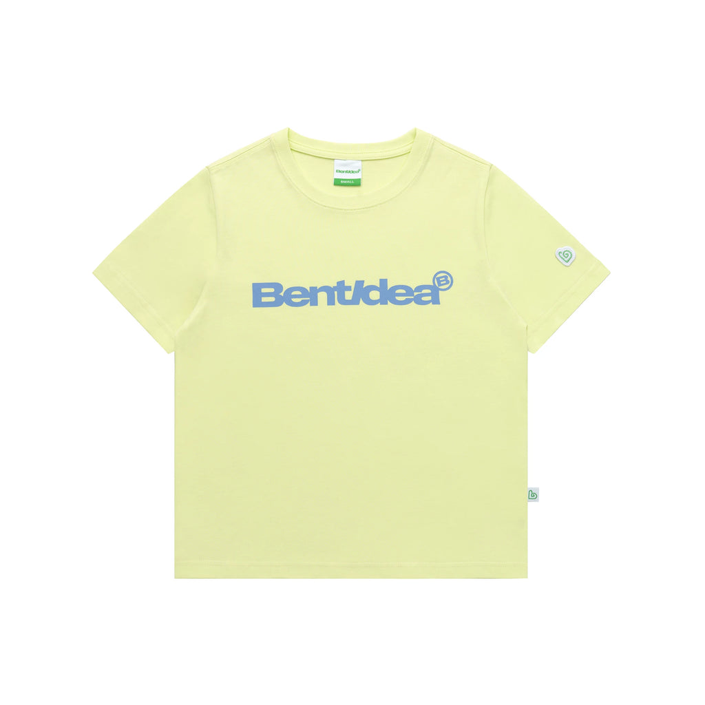BENT IDEA Slim Fit Standard Font Logo Printed Tee