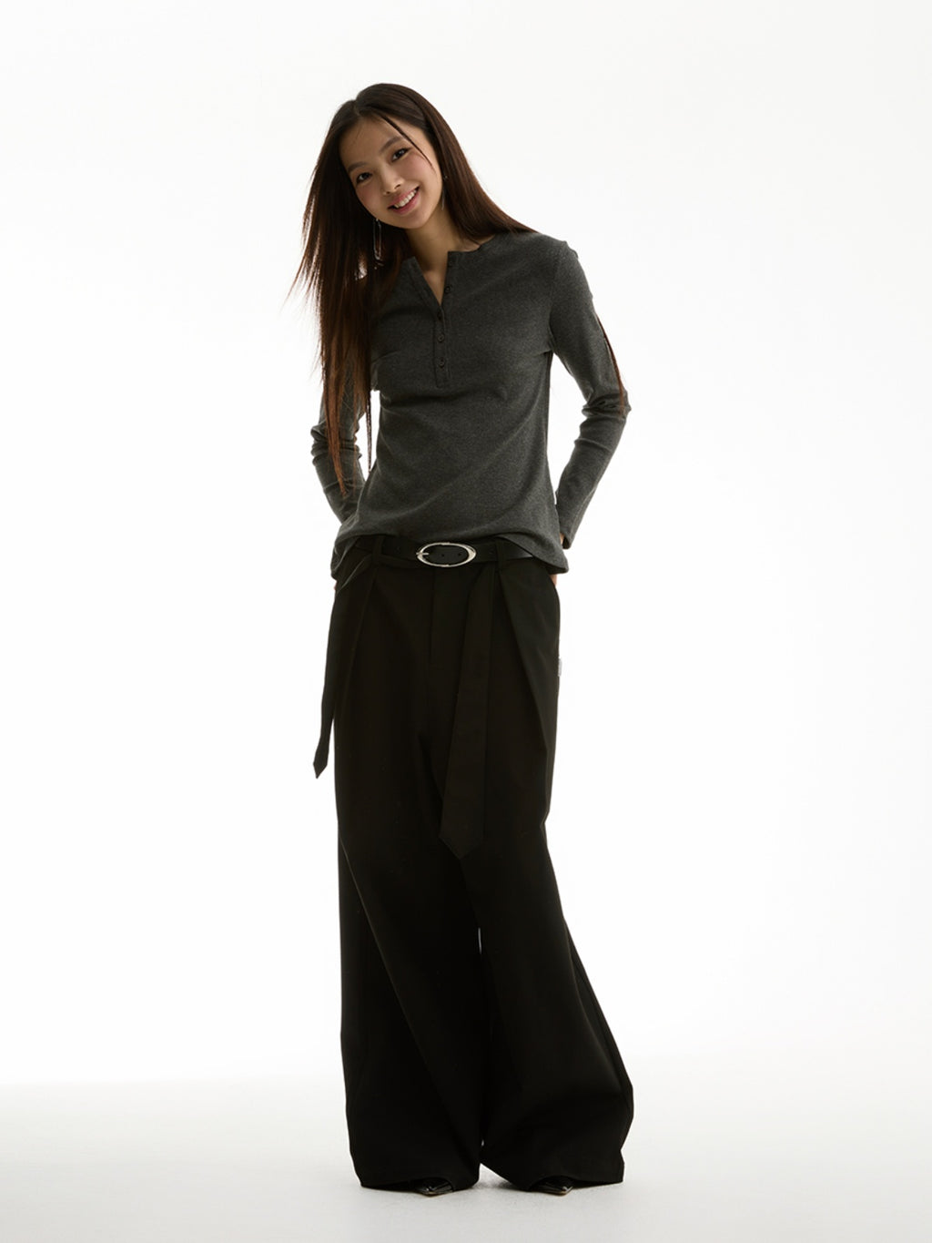 FUNKYFUN Elastic Slim Long Sleeve Base