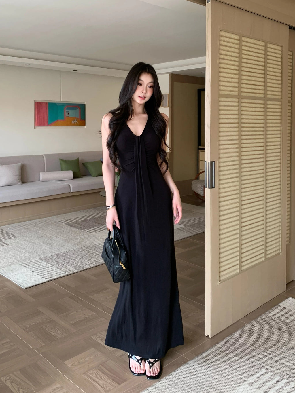 WITHMIN Waist Slim Dress