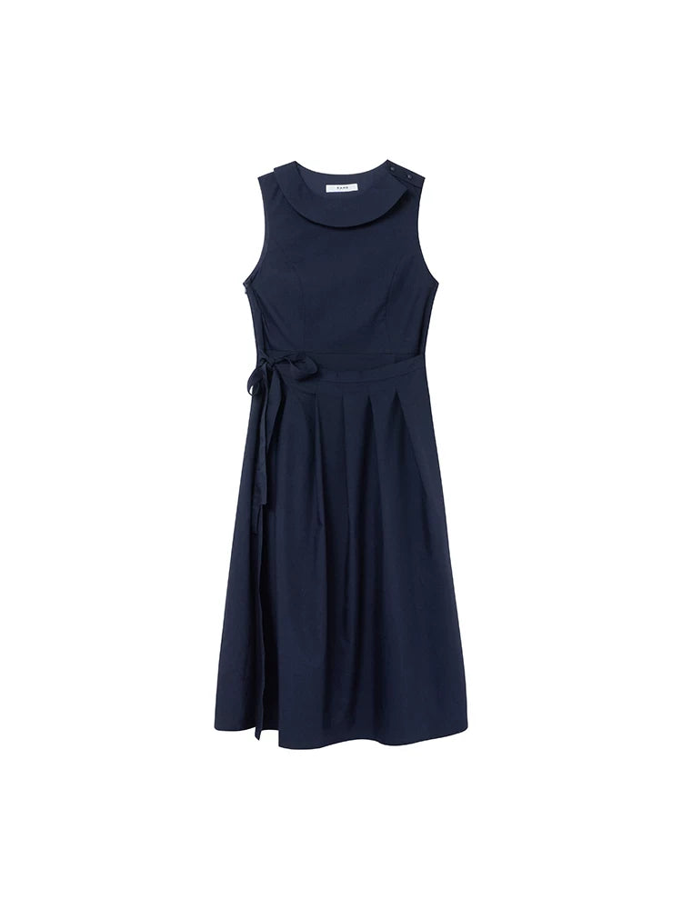 Kano Tie-up Crew Neck Vest Dress