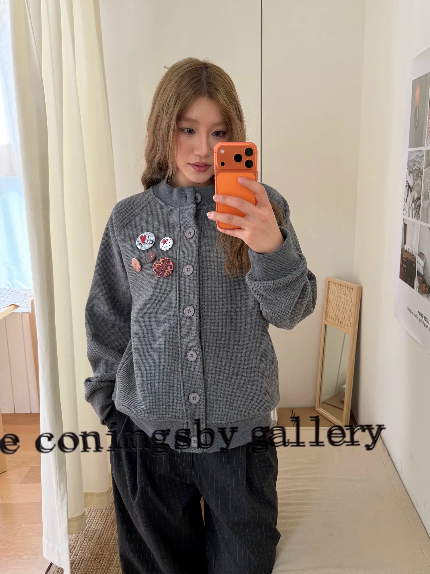 CCYE Waffle Badge Fleece Jacket